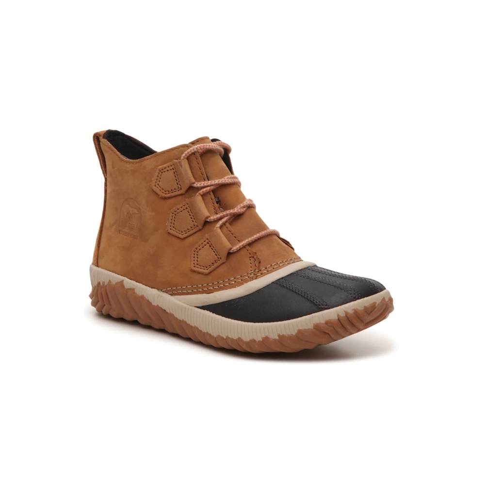 NEW Women’s Sorel OUT N ABOUT PLUS DUCK BOOT ELK BROWN WATERPROOF NIB ANKLE - Picture 4 of 5